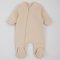 Флисовый комбинезон для новорожденных ЛяЛя 1 - 9 мес Флис Молочный 8ФЛ086_4-08
