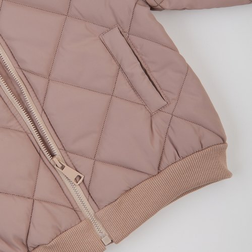 Куртка бомбер демисезонная детская ЛяЛя 1 - 10 лет Плащевка Бежевый 2ПЛ116_3-06