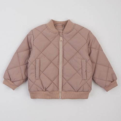 Куртка бомбер демисезонная детская ЛяЛя 1 - 10 лет Плащевка Бежевый 2ПЛ116_3-06