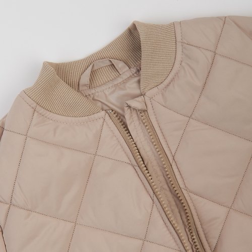 Куртка бомбер демисезонная детская ЛяЛя 1 - 10 лет Плащевка Светло-бежевый 2ПЛ116_3-31