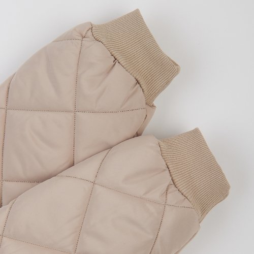 Куртка бомбер демисезонная детская ЛяЛя 1 - 10 лет Плащевка Светло-бежевый 2ПЛ116_3-31