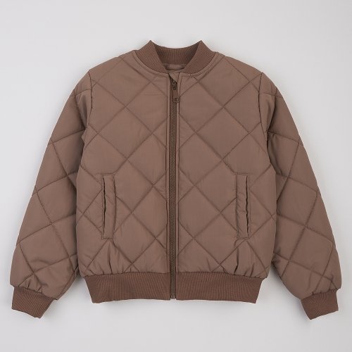 Куртка бомбер демисезонная детская ЛяЛя 1 - 10 лет Плащевка Капучино 2ПЛ116_3-11