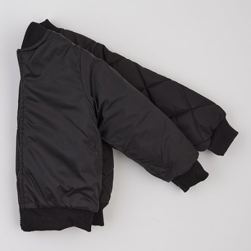 Куртка бомбер демисезонная детская ЛяЛя 1 - 10 лет Плащевка Черный 2ПЛ116_3-10