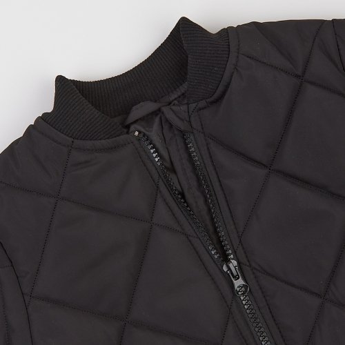 Куртка бомбер демисезонная детская ЛяЛя 1 - 10 лет Плащевка Черный 2ПЛ116_3-10