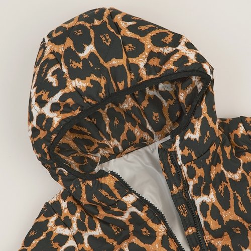 Куртка демисезонная детская ЛяЛя 1 - 8 лет Плащевка Леопардовый 2ПЛ117_3-61