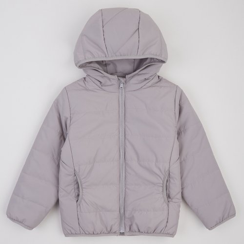 Куртка демисезонная детская ЛяЛя 1 - 8 лет Плащевка Светло-серый 2ПЛ117_3-20