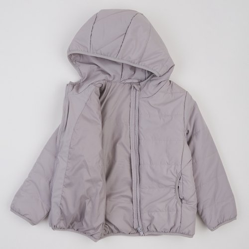 Куртка демисезонная детская ЛяЛя 1 - 8 лет Плащевка Светло-серый 2ПЛ117_3-20
