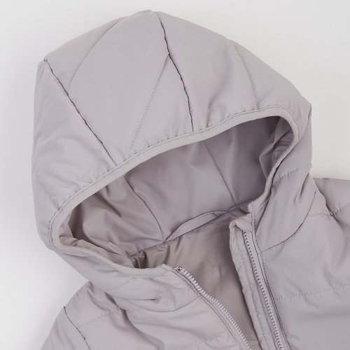 Куртка демисезонная детская ЛяЛя 1 - 8 лет Плащевка Светло-серый 2ПЛ117_3-20