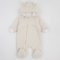 Демисезонный комбинезон для новорожденных ЛяЛя 0 - 6 мес Махра Тедди Молочный 8МТ087_5-92