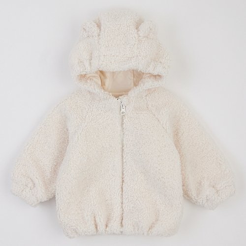 Куртка демисезонная детская ЛяЛя 6 - 24 мес Махра Тедди Молочный 2МТ019_5-92