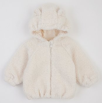 Куртка демисезонная детская ЛяЛя 6 - 24 мес Махра Тедди Молочный 2МТ019_5-92