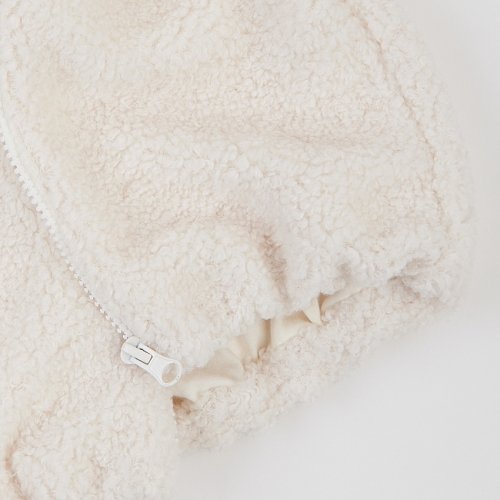 Куртка демисезонная детская ЛяЛя 6 - 24 мес Махра Тедди Молочный 2МТ019_5-92