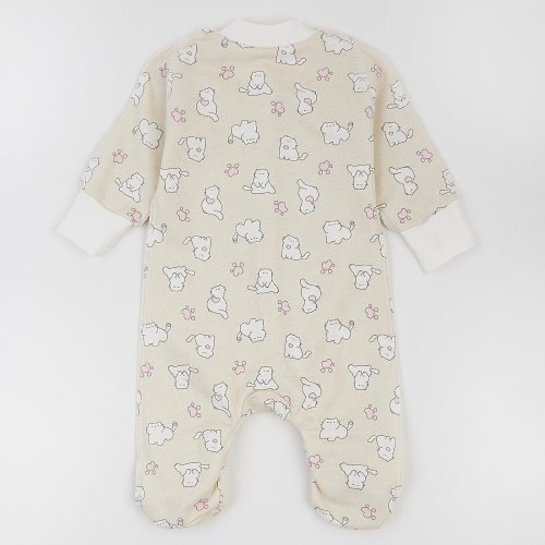 Человечек для новорожденных ЛяЛя 0 - 3 мес Футер Молочный 8ФТ036_6-03