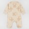 Человечек для новорожденных ЛяЛя 0 - 3 мес Футер Бежевый 8ФТ036_6-07