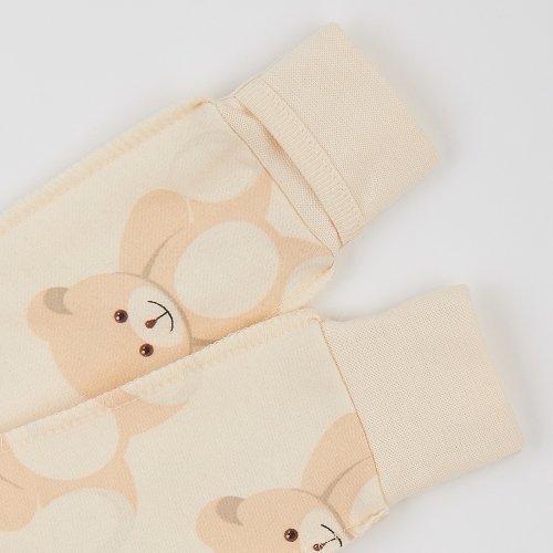 Человечек для новорожденных ЛяЛя 0 - 3 мес Футер Бежевый 8ФТ036_6-07