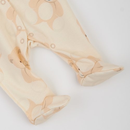 Человечек для новорожденных ЛяЛя 0 - 3 мес Футер Бежевый 8ФТ036_6-07