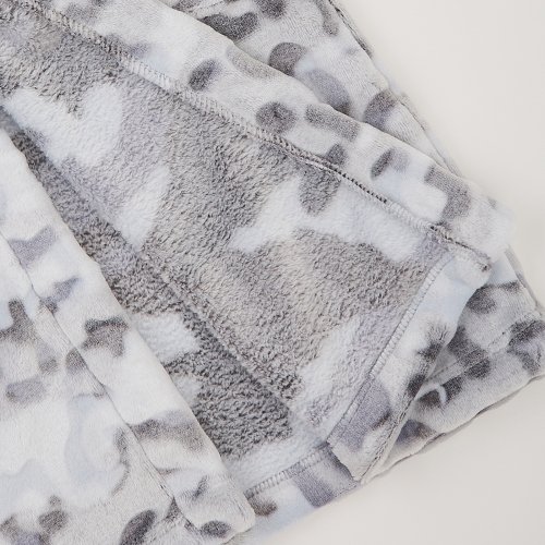 Махровый халат для детей ЛяЛя 5 - 17 лет Велсофт Светло-серый/Серый 16МХ102_5-905