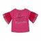 Футболка для девочки ЛяЛя 6 - 8 лет Стрейч-кулир Малиновый 3СК142_2-343