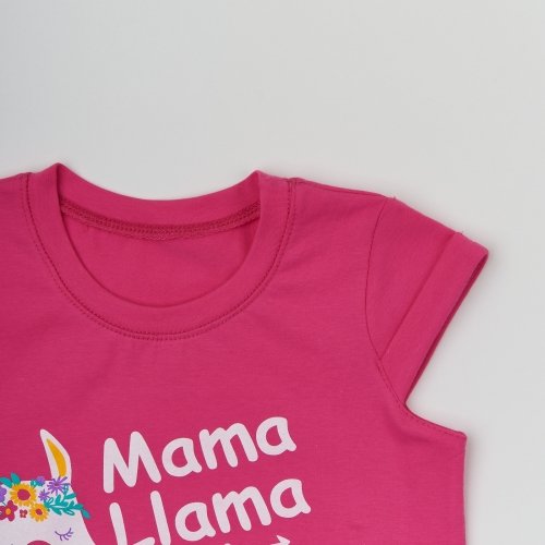 Костюм футболка и лосины на девочку ЛяЛя 1 - 7 лет Стрейч-кулир Малиновый/Розовый К3СК149_2-292