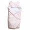 Конверт одеяло для новорожденных Twins Minky Ушки 80х80 см Розовый 9013-TV-08