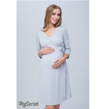 Халат для беременных и кормящих MySecret Sinty Светло-серый NW-4.3.4