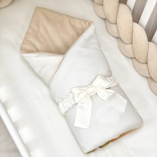 Детское постельное белье и бортики в кроватку BBChic Коллекция №8 Sweet Dream Мишка Бежевый 5001235