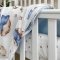 Детское постельное белье в кроватку Маленькая Соня Baby Mix Тедди Голубой 0391211
