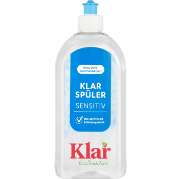 Органический ополаскиватель для посудомоечных машин Klar 0,5 л