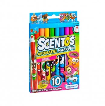 Набор маркеров для рисования Scentos Тонкая линия 10 шт 40720
