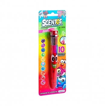 Шариковая ручка Scentos Волшебное настроение 10 цветов 41250