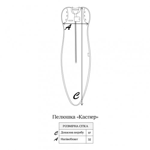 Евро пеленка кокон на молнии и шапка для новорожденных Magbaby Каспер безразмерная Ежик Горчичный 103451