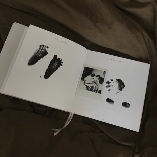 Книга альбом для новорожденных Oh My Baby Book Для мальчика Бежевый 54755