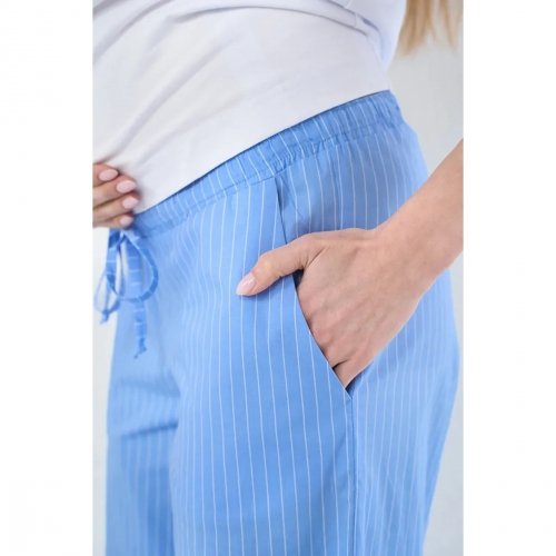 Штаны для беременных Юла Мама Moana Голубой TR-26.111