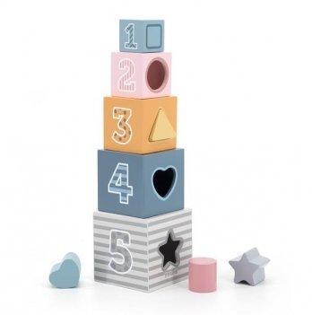 Игровой набор кубики Viga Toys PolarB Сортируем и складываем 44016