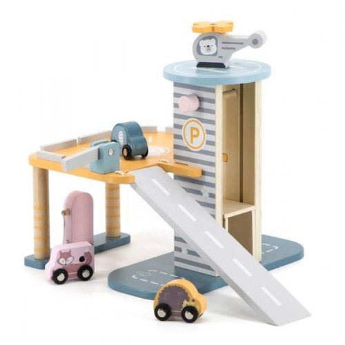 Детская игра из дерева Viga Toys PolarB Паркинг 44029