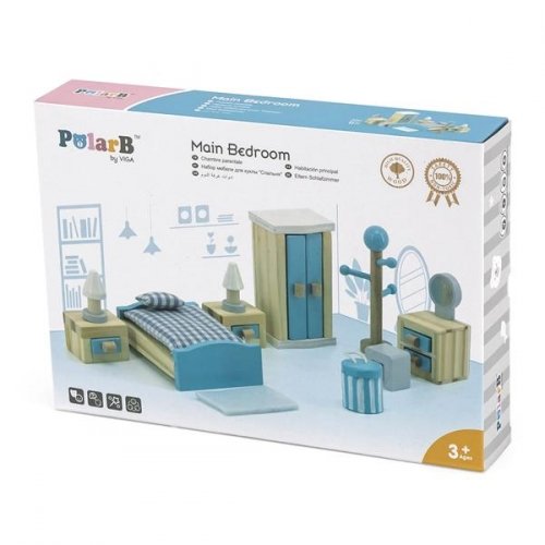 Мебель для кукол Viga Toys PolarB Спальня 44035