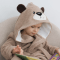 Махровый халат для детей Sasha Bear 7 - 10 лет Махра Коричневый 4406/6