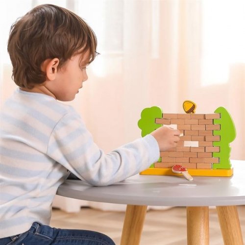 Настольная игра для детей Viga Toys Стена из кирпичиков 44566