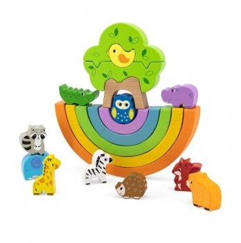 Детская игра из дерева Viga Toys Балансирующая радуга 44590