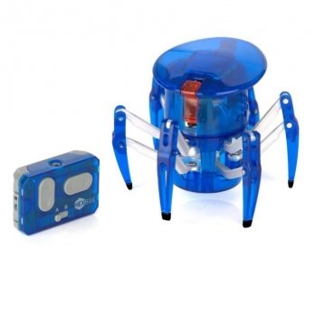 Интерактивная игрушка наноробот Hexbug Spider на ИК управлении Синий 451-1652 dark blue