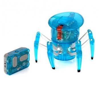 Интерактивная игрушка наноробот Hexbug Spider на ИК управлении Голубой 451-1652 blue