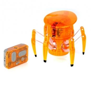 Интерактивная игрушка наноробот Hexbug Spider на ИК управлении Оранжевый 451-1652 orange