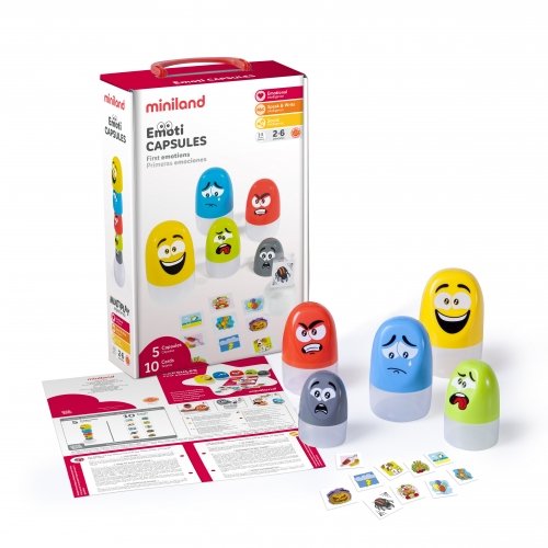 Развивающая игра Miniland Emotioncapsules 45401