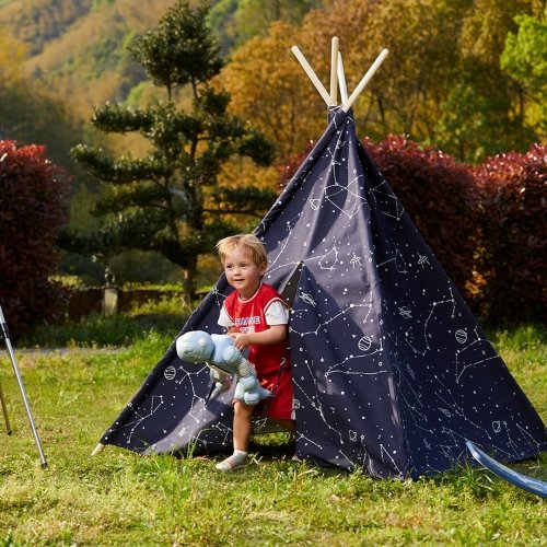 Детская палатка вигвам Babyhood Звездное небо 110х162 см AS-303