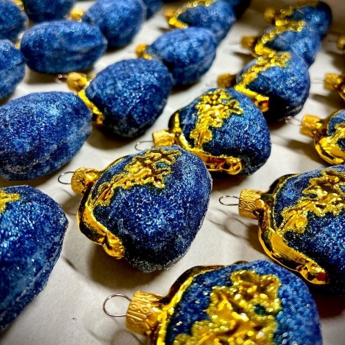 Елочная игрушка Santa Shop Гаманець Синий 6 см 4820001165548