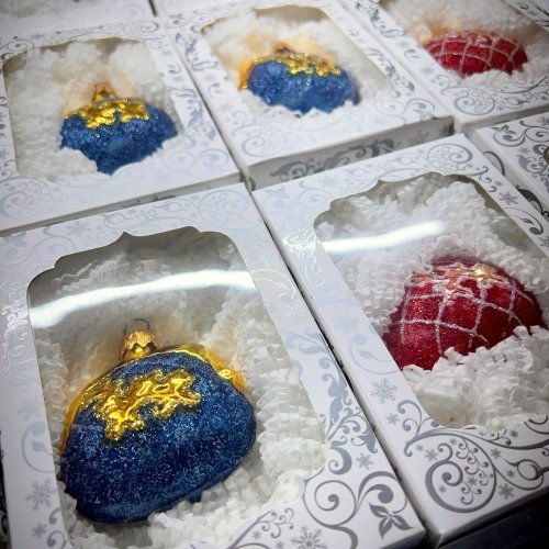 Елочная игрушка Santa Shop Гаманець Красный 6 см 4820001165531