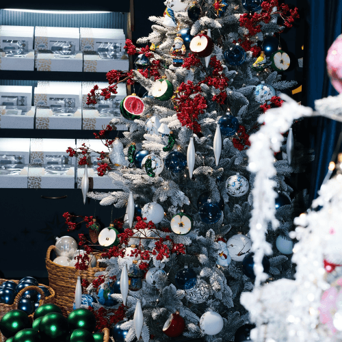 Елочная игрушка Rizdviani Istorii Херсонский арбуз 10 см 4820001105292