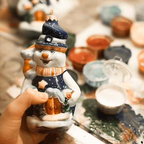 Елочная игрушка Rizdviani Istorii Мистер Айс и Снежинка Синий 16,5 см 4820001134568