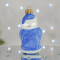 Елочная игрушка Santa Shop Сніжний Миколай Голубой 10 см 4820001180114