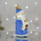 Елочная игрушка Santa Shop Сніжний Миколай Голубой 10 см 4820001180114